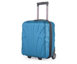 Suitline S2 Valise Cabine Underseat (45x36x20 cm) 30 L, Cyan | Coque Rigide ABS · Compartiment PC Portable · 2.5 kg Léger · 2 Roues · Pièces Remplaçables · Underseat · Toutes Compagnies