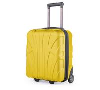 Suitline S2 Valise Cabine Underseat (45x36x20 cm) 30 L, Jaune | Coque Rigide ABS · Compartiment PC Portable · 2.5 kg Léger · 2 Roues · Pièces Remplaçables · Underseat · Toutes Compagnies