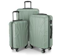SUITLINE - Set de 3 valises, TSA, Set de trolleys, (S, M & L), Menthe