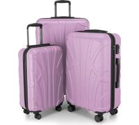 Suitline - Set de 3 valises valise à roulettes valise rigide 4 roulettes trolley bagage à main et bagage à main valise extensible Travel Luggage Set de bagages Hardcase ABS, TSAFleuri
