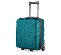 Suitline Trolley Cabine underseat 45 x 36 x 20 cm ABS Rigide 30 L avec 2 Roues poignée télescopique Petit Bagage Cabine, Vert Aqua