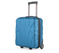 Suitline Trolley Cabine underseat 45 x 36 x 20 cm ABS Rigide 30 L avec 2 Roues poignée télescopique Petit Bagage Cabine, Cyan
