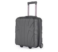Suitline Trolley Cabine underseat 45 x 36 x 20 cm ABS Rigide 30 L avec 2 Roues poignée télescopique Petit Bagage Cabine, Graphite