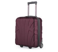 Suitline Trolley Cabine underseat 45 x 36 x 20 cm ABS Rigide 30 L avec 2 Roues poignée télescopique Petit Bagage Cabine, Bourgogne