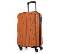 SUITLINE - Trolley Cabine, Valise à Main Rigide, Bagage à Main 100% ABS, Mat, 55 cm, 34 litres, Orange