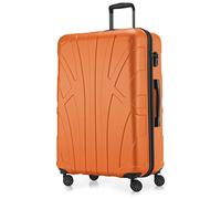 SUITLINE - Trolley Cabine, Valise à Main Rigide, Bagage à Main 100% ABS, Mat, 55 cm, 34 litres, Orange