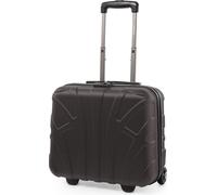 Suitline - Trolley Pilote Cabine, Valise Rigide avec Compartiment Ordinateur Portable, Titane
