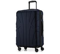 Suitline - Valise Taille Moyenne Bagages de soute Rigide, 66 cm, 68 Liter, Bleu foncé