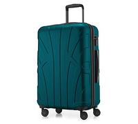 Suitline - Valise Taille Moyenne Bagages de soute Rigide, 66 cm, 68 Liter, Aqua Vert