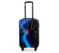 Suitline - Valise Cabine légère, Trolley pour Avion, Bagage à Main, Dimensions 55x35x20 cm, 4 roulettes Doubles, 34 L, Coque Rigide TSA, Finition Brillante, Bleu Néon