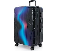 Suitline - Valise de voyage grande extensible, valise XL 4 roulettes, valise à roulettes coque rigide, trolley Hardcase Check-In bagages 20-23 kg, sangle 158 cm, TSANeon Blue