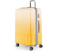 Suitline - Valise de voyage grande extensible, valise XL 4 roulettes, valise à roulettes coque rigide, trolley Hardcase Check-In Bagages 20-23 kg, sangle 158 cm, TSA,Safari Sunrise