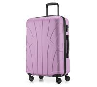SUITLINE - Valise moyenne à coque rigide, TSA, 4 roulettes, Valise, Trolley, 65 cm, 74 L, Lilas