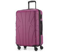 SUITLINE - Valise moyenne à coque rigide, TSA, 4 roulettes, Valise, Trolley, 65 cm, 74 L, Magenta