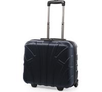 SUITLINE - Valise pilote Laptop 2 roulettes Porte-documents, Bordcase Avion Underseater Valise pilote Businesstrolley Hardcase Carry-On Hand Luggage ABS, TSA, 38 cm,Bleu foncé