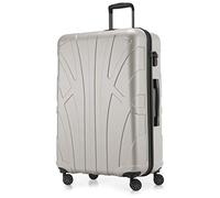 SUITLINE - Valise Plus Grande Bagages Rigide, 76 cm, 110 Liter, Blanc Mat