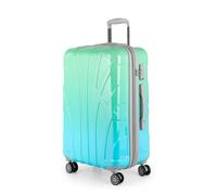 Suitline - Valise rigide Check-In Bagages Trolley Valise à roulettes Extension Valise de voyage 4 roulettes, Design dégradé Glossy, TSA, 66 cmNorthern Lights