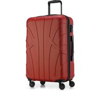 Suitline - Valise Taille Moyenne Bagages de soute Rigide, 66 cm, 68 Liter, Rouge