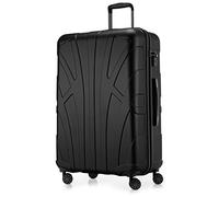 Suitline - Valise Taille Moyenne Bagages de soute Rigide, 66 cm, 68 Liter, Noir