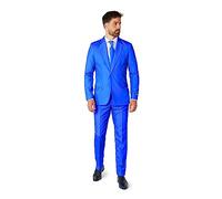Suitmeister Costume pour Homme - pour Pride & Party Slim Fit, Bleu Vif, XL