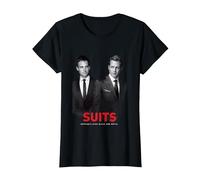 Suits Harvey Specter & Mike Ross T-Shirt, Femme, Noir, XXL
