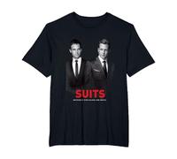 Suits Harvey Specter & Mike Ross T-Shirt, Homme Grandes Tailles, Noir, 3X Tall