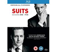 Suits – Saisons 1-5 – Blu-ray 19 disques – Édition Royaume‑Uni (Import)