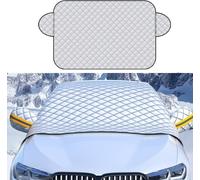 SUITU R-3945 Pare-brise d'hiver pour voiture Pare-neige dégivrant Pare-soleil compact pour vêtements de voiture, style : Porte à clip amagnétique