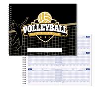 suituts Livre de scores de volley-ball, 30 matchs, livre de suivi des statistiques de volley-ball pour ligues de lycée, entraîneurs, clubs et gestion d'équipe