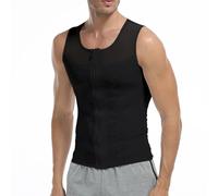 SUIUOI Chemise Amincissante pour Homme, Sous-vêtement Gainant, Déformation de la Silhouette, Réduction de l’abdomen, Sous-vêtement Amincissant pour l’ensemble de l’abdomen, Chemise de Compression pour