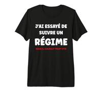 Suive Un régime mais il courait trop Vite Humour régime T-Shirt Haut de Gamme