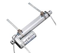 Suiveurs solaires, Actionneur linéaire 10-500 mm, tige de poussée électrique à course réglable, tige de poussée à moteur télescopique robuste 12 V 24 V(Stroke 200mm,12V 36mm/s 150N)