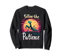Suivez l'ambiance du Coucher de Soleil de The Patience Praying Mantis Sweatshirt