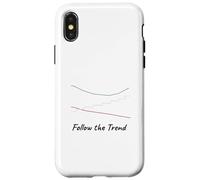 Suivez l'humour du Trader ADX Analyse Technique Coque pour iPhone X/XS