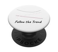 Suivez l'humour du Trader ADX Analyse Technique PopSockets PopGrip Adhésif