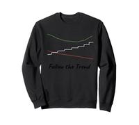 Suivez l'humour du Trader ADX Analyse Technique Sweatshirt