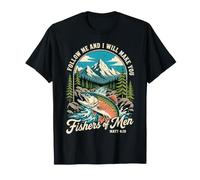 Suivez-Moi et Je Ferai de Vous des pêcheurs d'hommes, Dieu chrétien T-Shirt