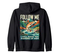 Suivez-Moi et Je Ferai de Vous des pêcheurs d'hommes Sweat à Capuche
