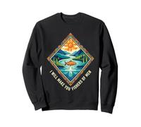 Suivez-Moi et Je Ferai de Vous des pêcheurs d'hommes Sweatshirt