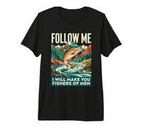 Suivez-Moi et Je Ferai de Vous des pêcheurs d'hommes T-Shirt Haut de Gamme