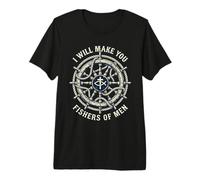 Suivez-Moi et Je Ferai de Vous des pêcheurs d'hommes T-Shirt Haut de Gamme