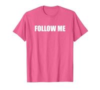 Suivez-Moi T-Shirt, Homme, Rose Chiné, 3XL