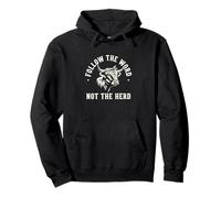 Suivez The Word Not Herd Highland Cow Spirit Sweat à Capuche