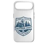 Suivez Toujours Le Code du Plein air | Retro Scouting | Durabilité Coque pour iPhone Air