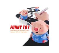 Suivez toute ligne Dessiné Magic Pen Inductive Mignon Modèle Pig Enfants Jouet Cadeau Pealer2237