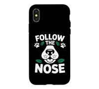 Suivi De Odeur Chien Follow The Nose Aventure Coque pour iPhone X/XS