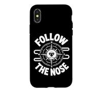 Suivi De Odeur Chien Follow The Nose Aventure Coque pour iPhone X/XS