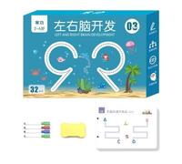 Suivi des lettres pour de 3 à 5 ans, livres de suivi pour de 3 à 5 ans - Outils d'écriture pour tout-petits cahiers de travail effaçables pour la maternelle | Livres d