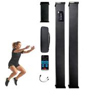 Suivi des performances de saut, testeur de détente verticale, mesure du temps de contact au sol et de la hauteur, analyse des données d'entraînement via application ; idéal pour l'entraînement