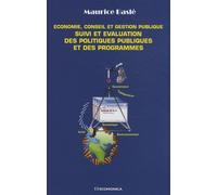 Economie, conseil et gestion publique - suivi et evaluation des politiques publiques et des prog